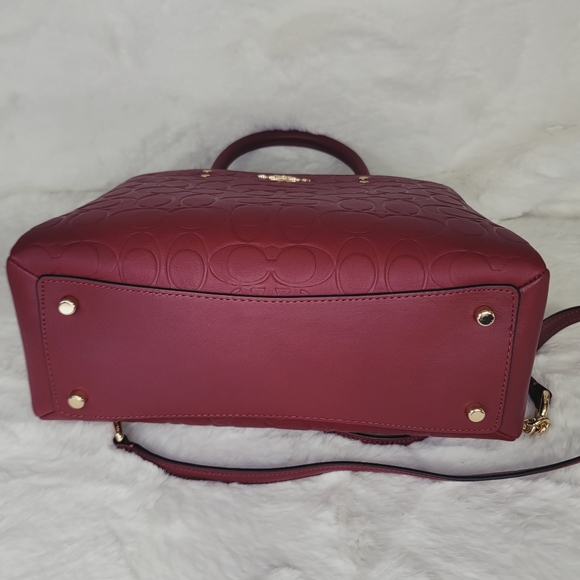 SALE 1 DAY Coach 2 PCS SET Signature Leather Bag Wallet NWT - Picture 12 of 16